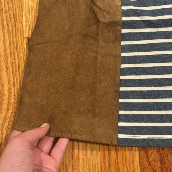 THML Striped Suede Turtleneck Dress - Picture 3 of 5